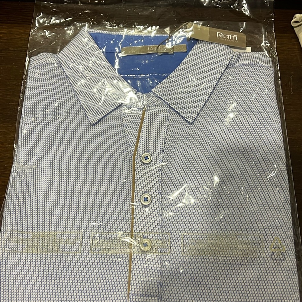 Raffi Golf Polo Shirt, Blue, NWT
